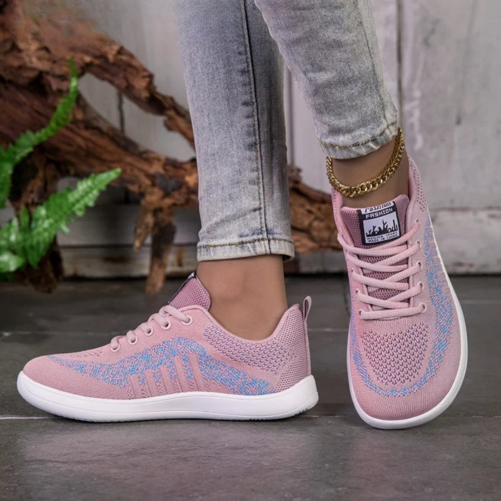 Breite Zehen Mesh Sneaker