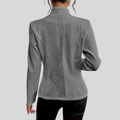 Damen Leichte Wasserabweisende Reißverschlussjacke Freizeitbekleidung