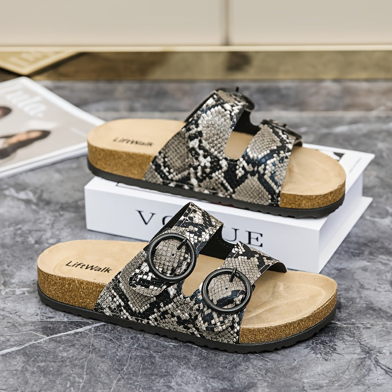 Rutschfeste Freizeit-Ledersandalen