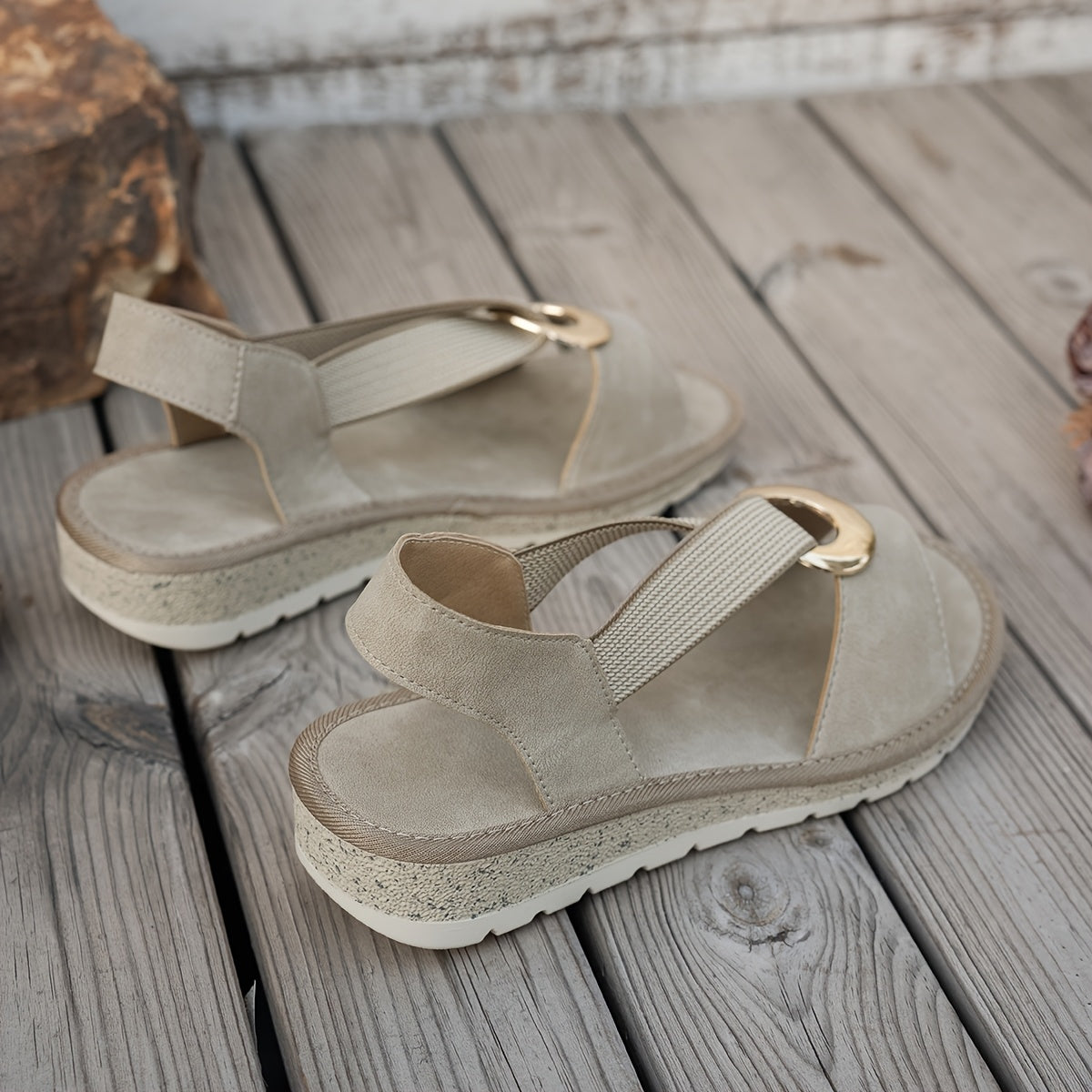 Casual Versatile Leather Sandals