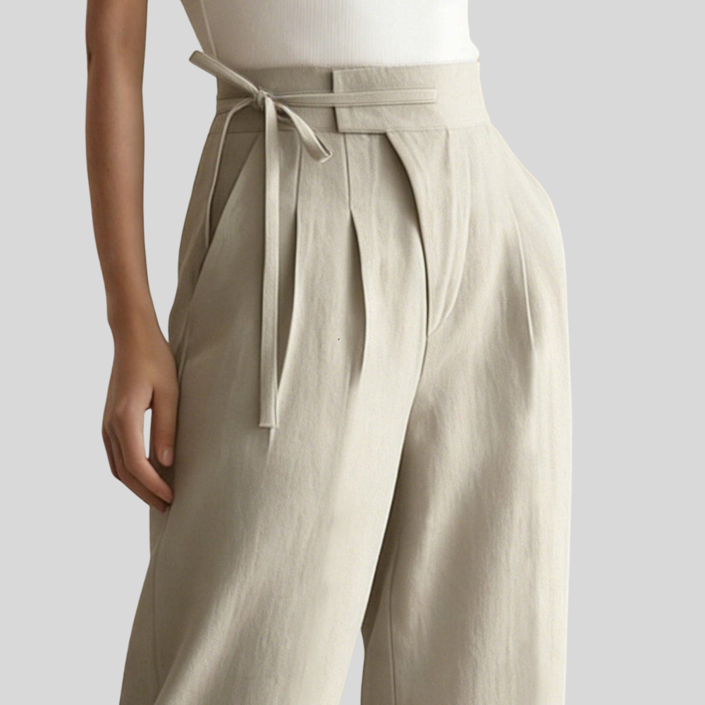 Women Wide Leg Casual Slacks Relaxed Fit Smart Casual Pants