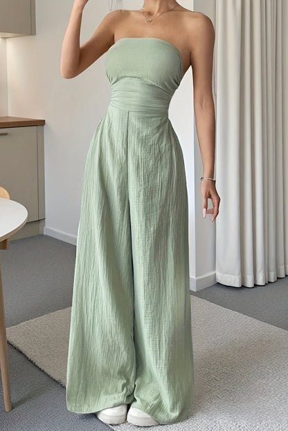 Ayla – Elegant Strapless Jumpsuit for Summer Commuting