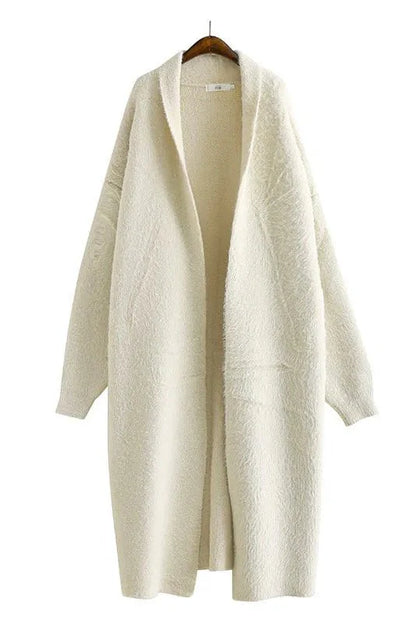Arlena - Hooded Longline Knit Cardigan