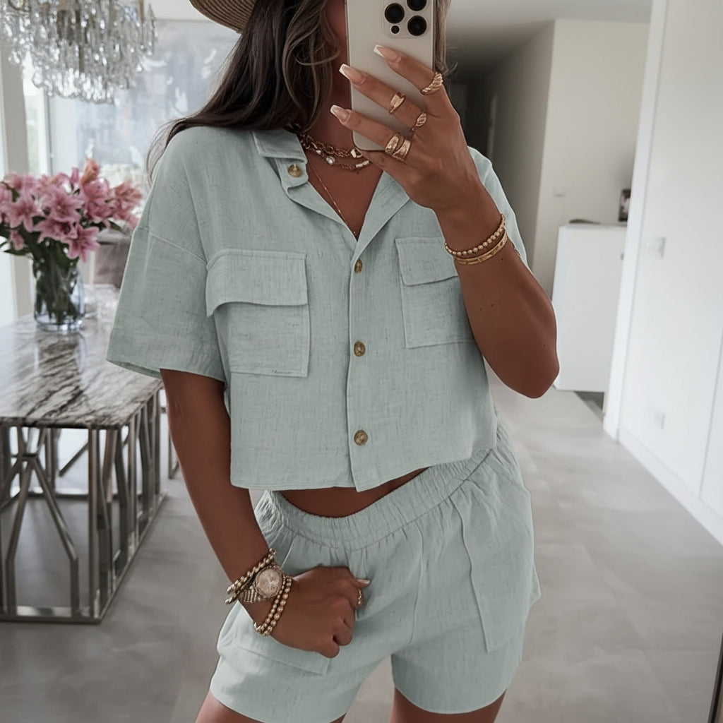 Modern Summer Shorts Set for Effortless Everyday Style