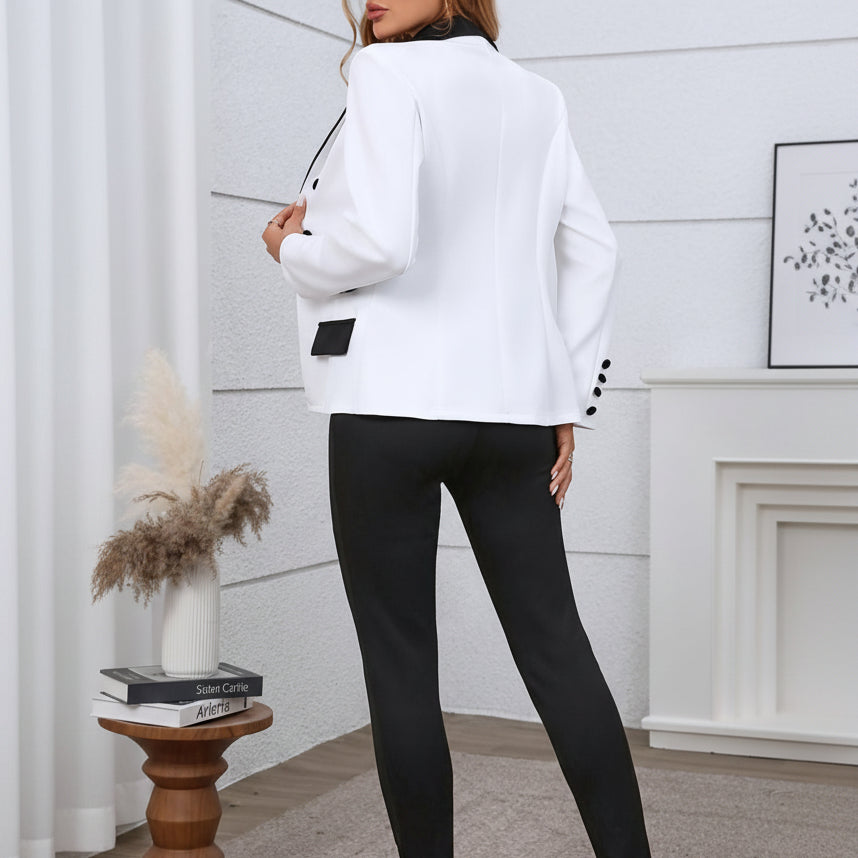 Stylish Casual Blazer and Pant Set for Modern Transitional Fashion