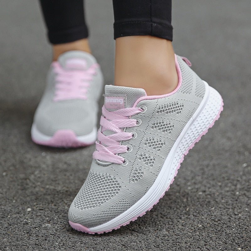 Lightweight Breathable Running Sneakers With Cushioned Sole