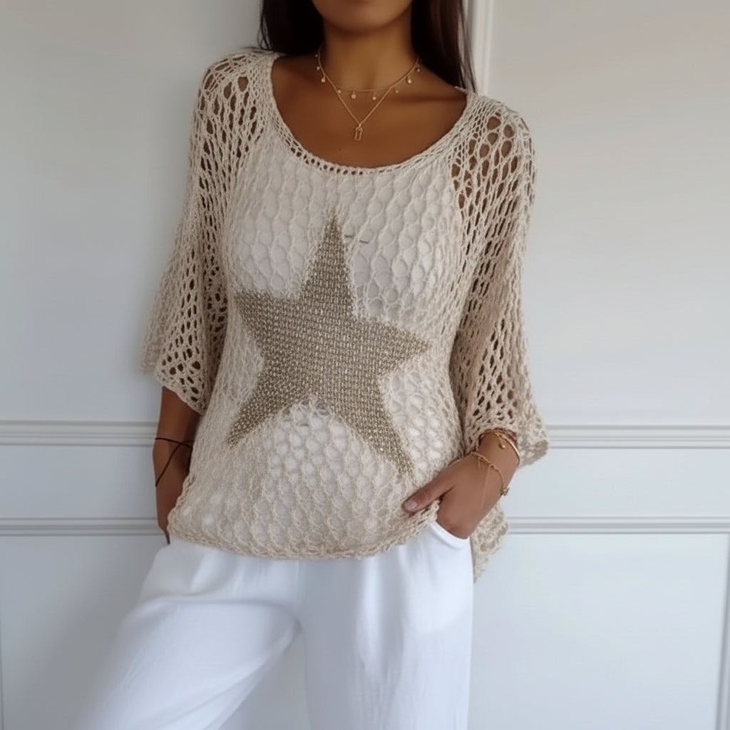 Breezy Lightweight Crochet Crop Top for Stylish Everyday Comfort