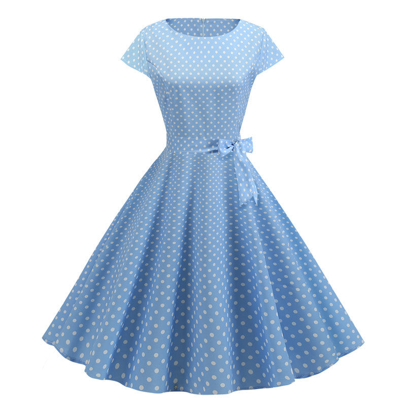 Retrodot Midikleid – Zeitloser Vintage-Charme