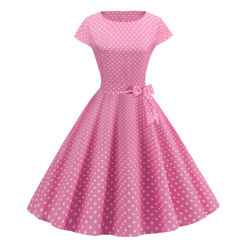 Retrodot Midikleid – Zeitloser Vintage-Charme