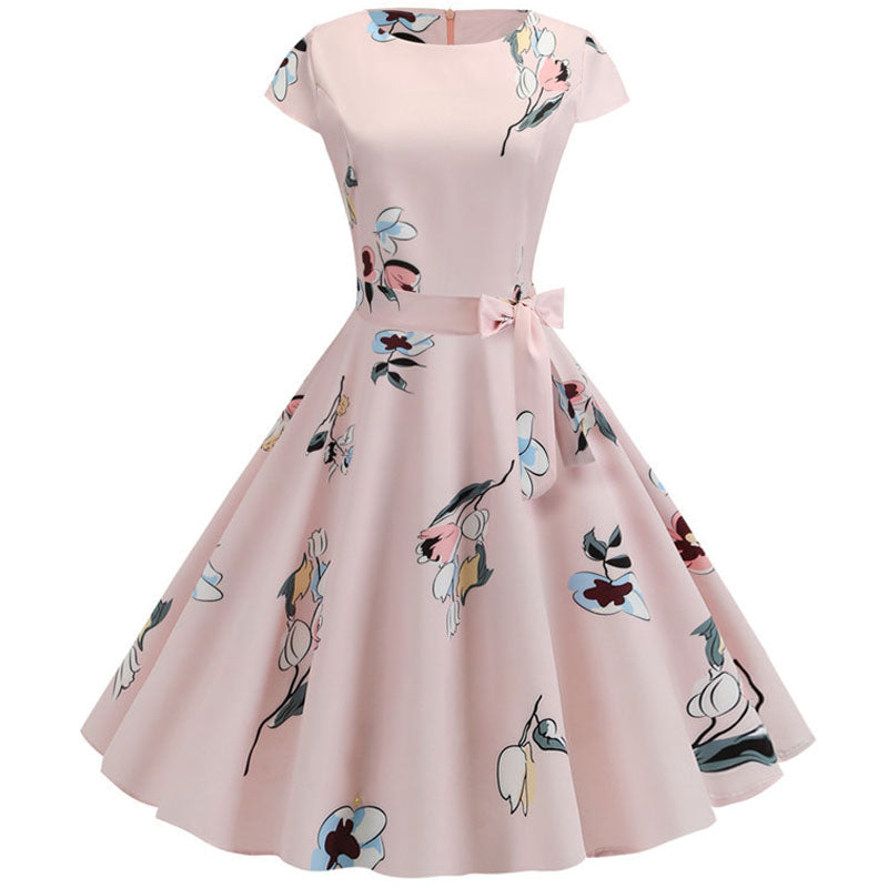Retrodot Midikleid – Zeitloser Vintage-Charme