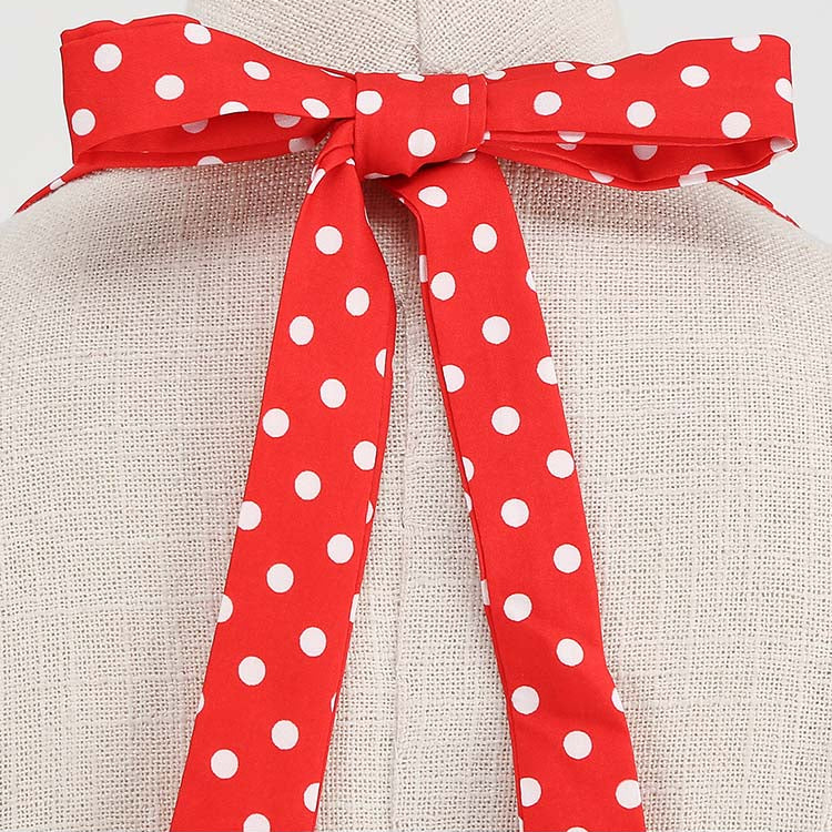 Polkadiva Kleid – Vintage Halter Eleganz