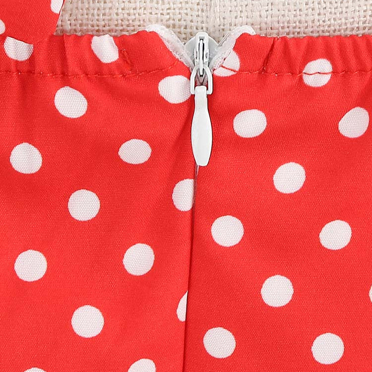 Polkadiva Kleid – Vintage Halter Eleganz