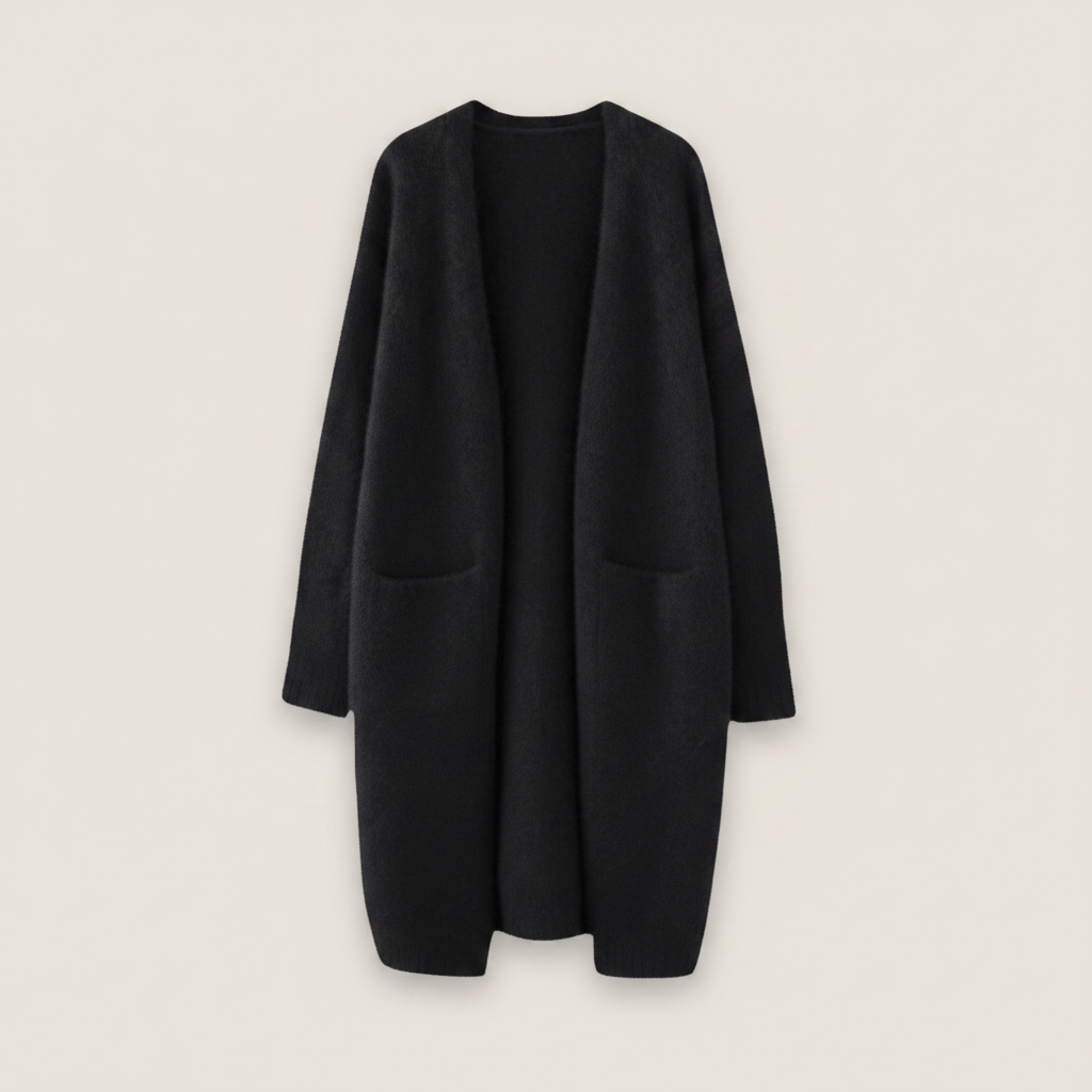 Marielle - Chic Open-Front Longline Sweater