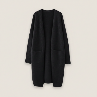 Marielle - Chic Open-Front Longline Sweater
