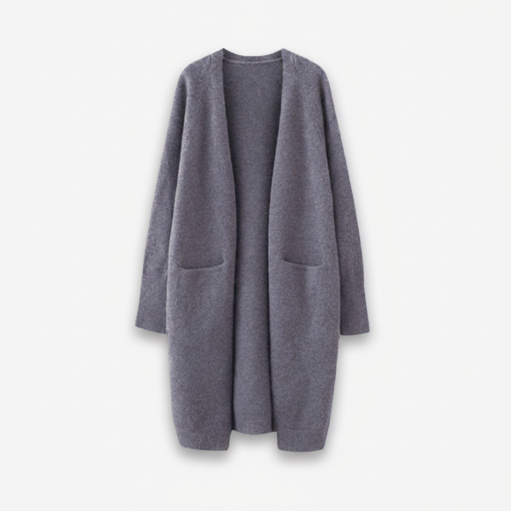 Marielle - Chic Open-Front Longline Sweater