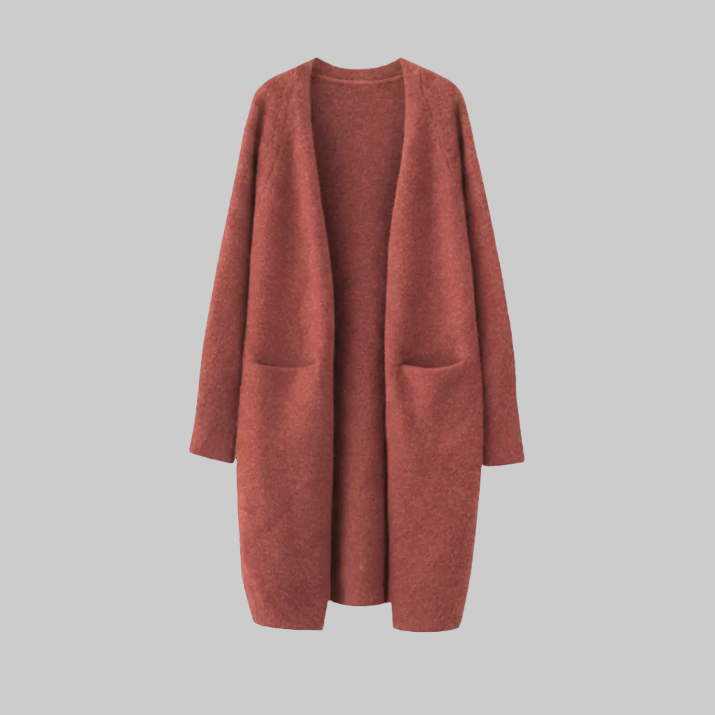 Marielle - Chic Open-Front Longline Sweater