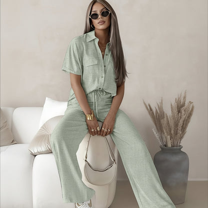 Vielseitiges minimalistisches Leinenoutfit für mühelosen Alltagsstil