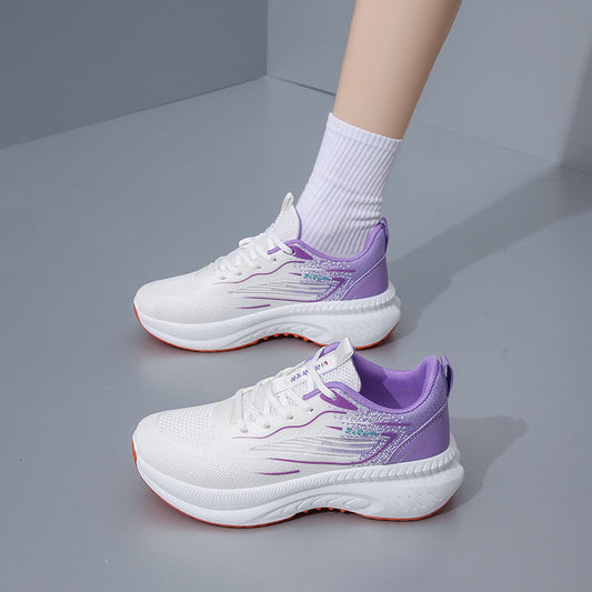 Breathable Running Knit Sneakers
