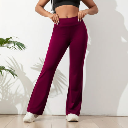 Moderne, schnell trocknende High-Waist-Trainingshose für komfortables tägliches Training