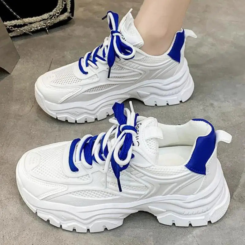 Klobige Atmungsaktive Plateau Sneaker
