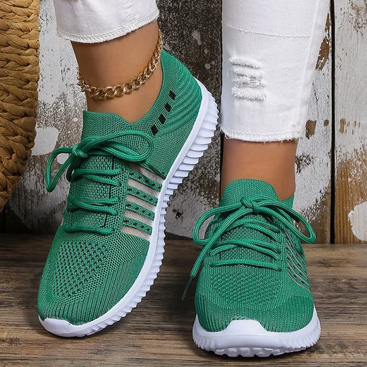 Non Slip Knitted Walking Shoes