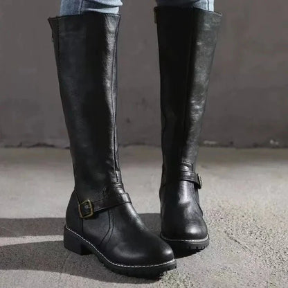 Women Orthopedic Leather Boots Comfortable Elegant Boots
