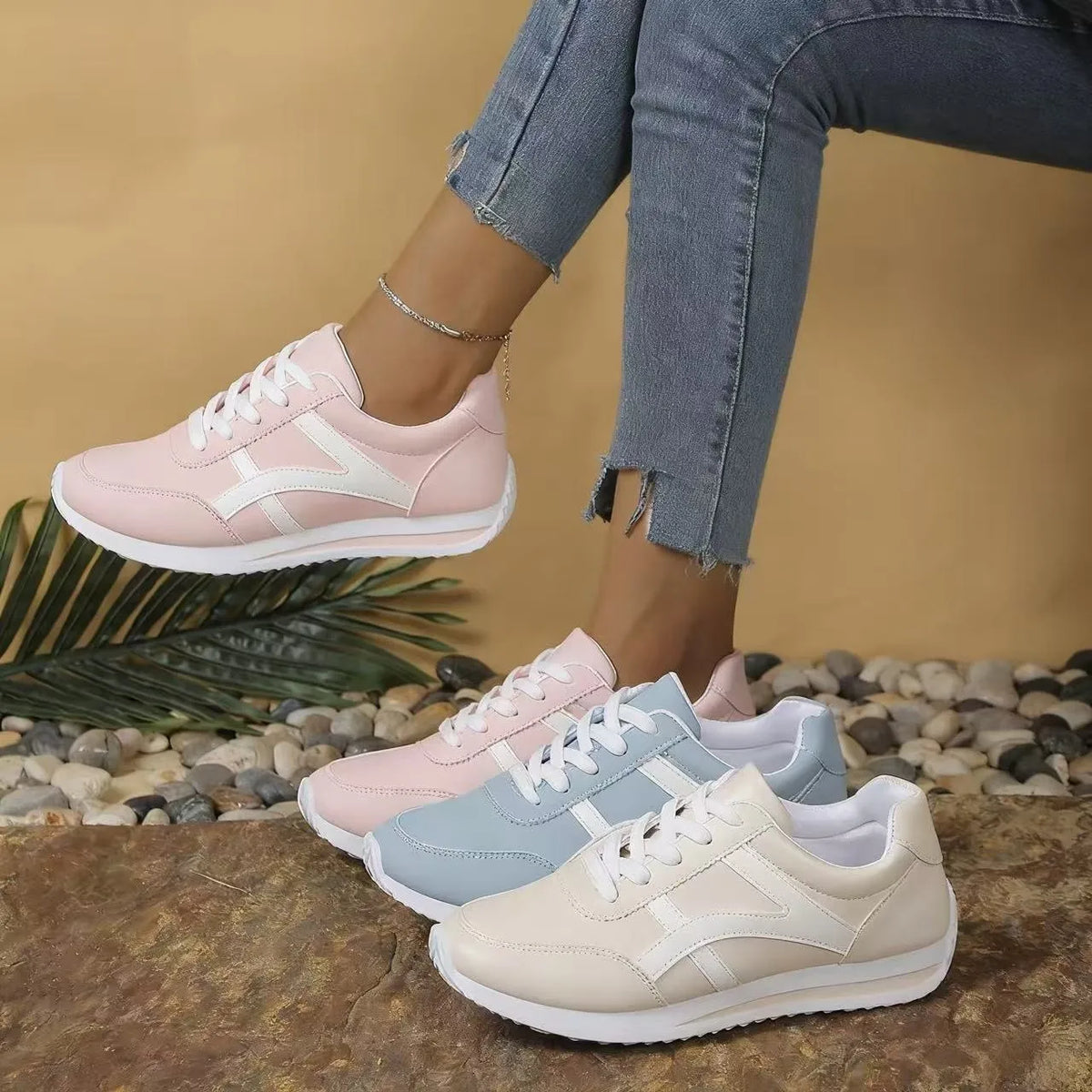 Leichte Schnür-Laufsneaker