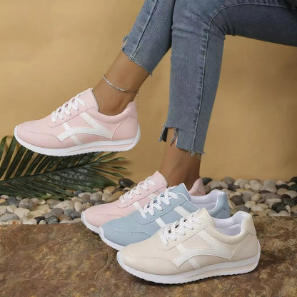 Sneakers leggere da corsa con lacci