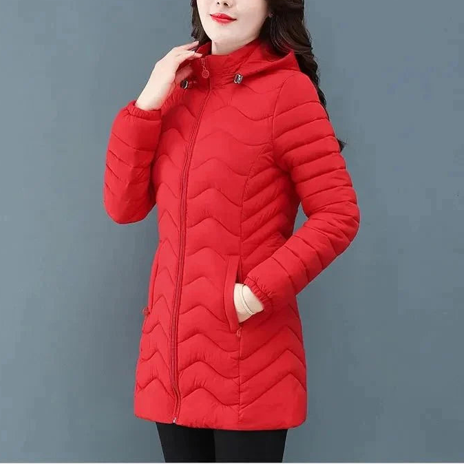Women Stand Collar Winter Overcoat Warm Casual Parka