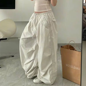 Casual Jogger Style Parachute Pants