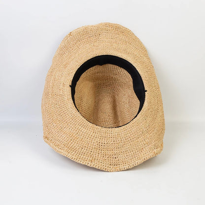 Breathable Wide Brim Summer Beach Panama Hat