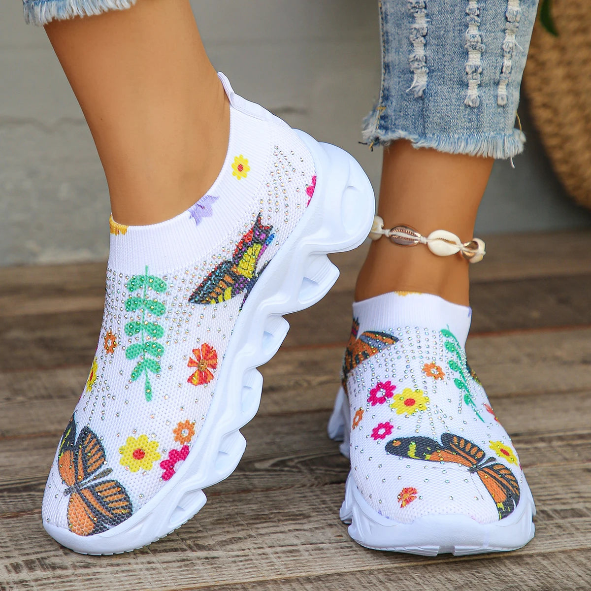 Plateau Mesh Laufsneaker