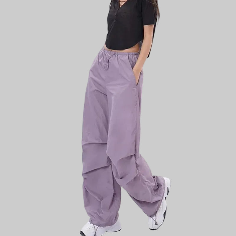 Sommerliche, dünne Freizeit-Parachute-Hose