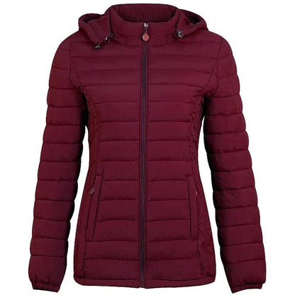 Women Stand Collar Winter Overcoat Warm Casual Parka