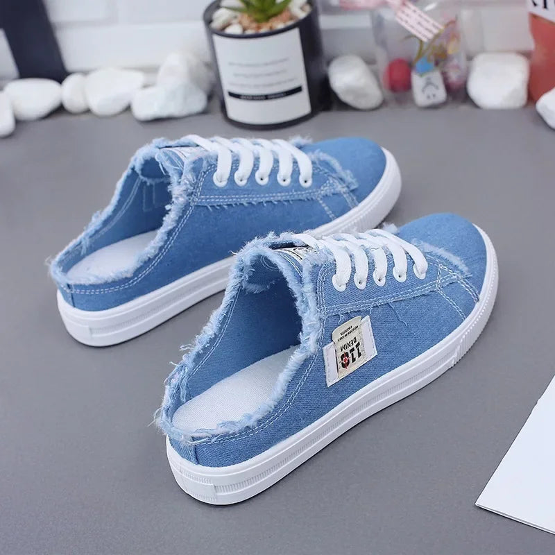 Lässige Canvas-Schnürsneaker