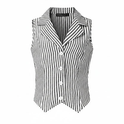 Fashion Summer Sleeveless Stripe Tank Top