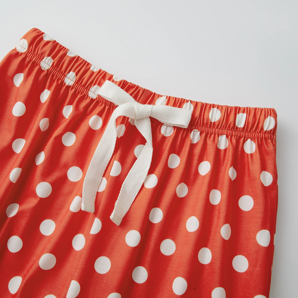 Weiche Polka-Dot-Hose mit geradem Schnitt für lässiges Alltagsloungen