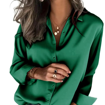 Loose Fit Button Down Shirt