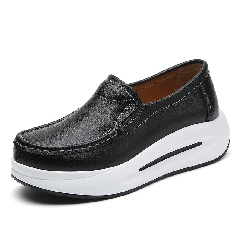 Plateau-Slipper Komfortschuhe