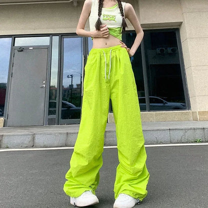 Baggy Cargo Parachute Pants