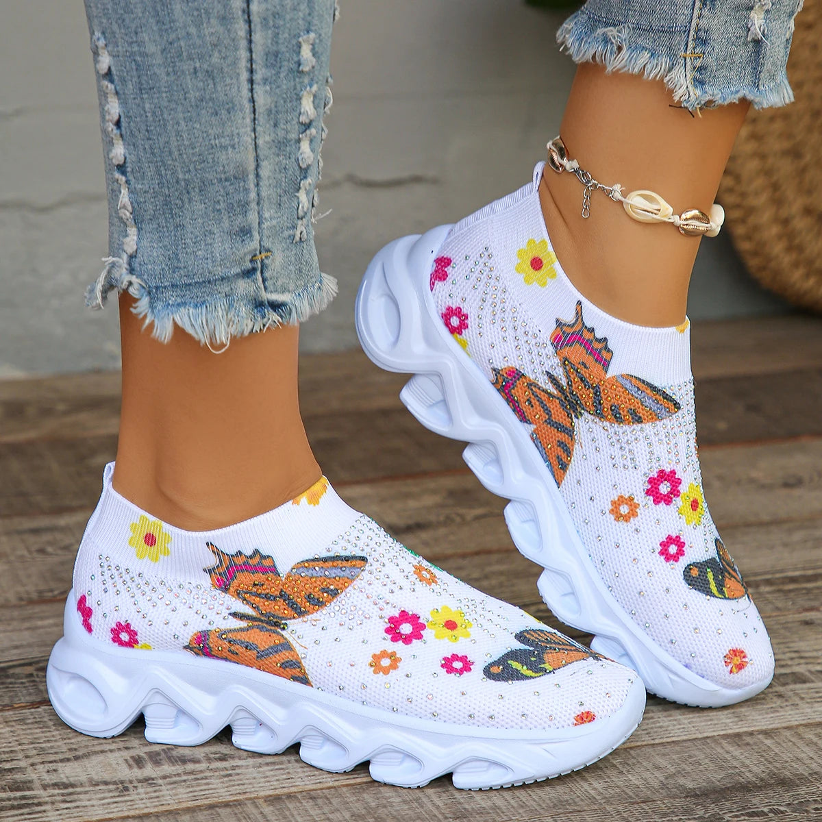 Plateau Mesh Laufsneaker