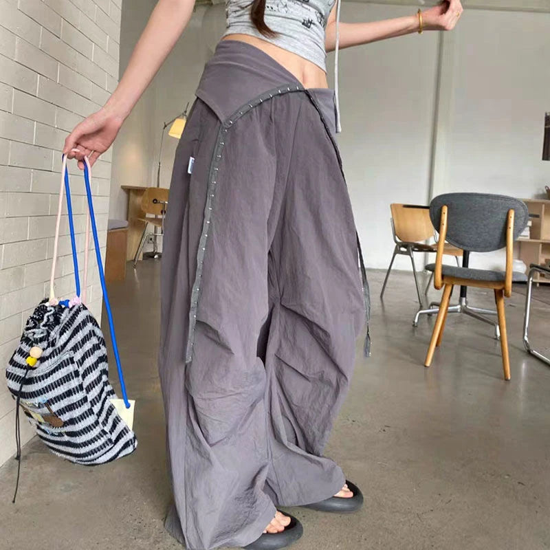 Weite Freizeit-Parachute-Hose