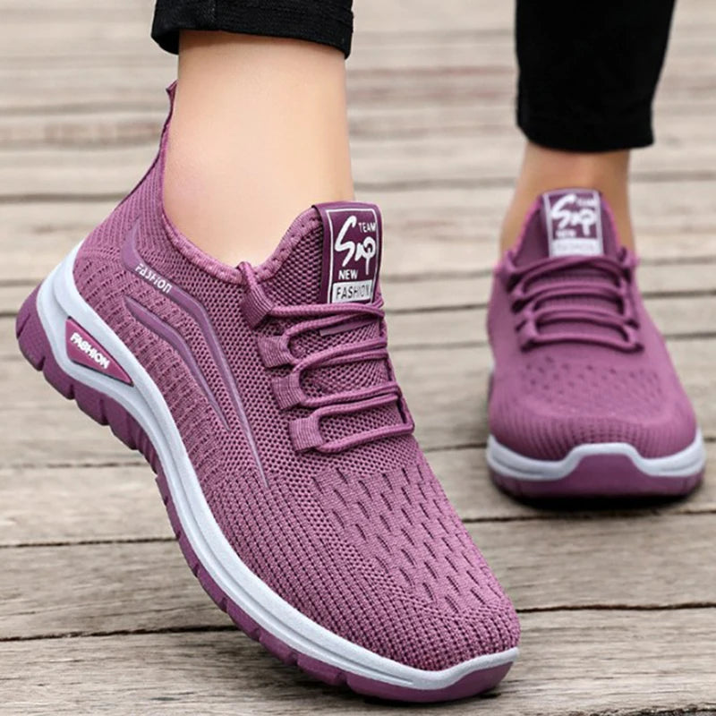 Atmungsaktive Mesh Schnürsneaker