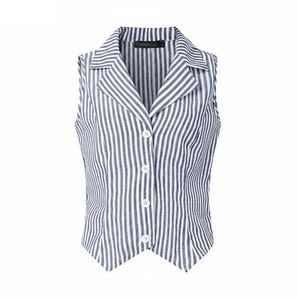 Fashion Summer Sleeveless Stripe Tank Top