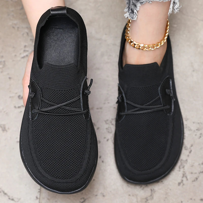 Atmungsaktive Zero-Drop-Mesh-Sneaker