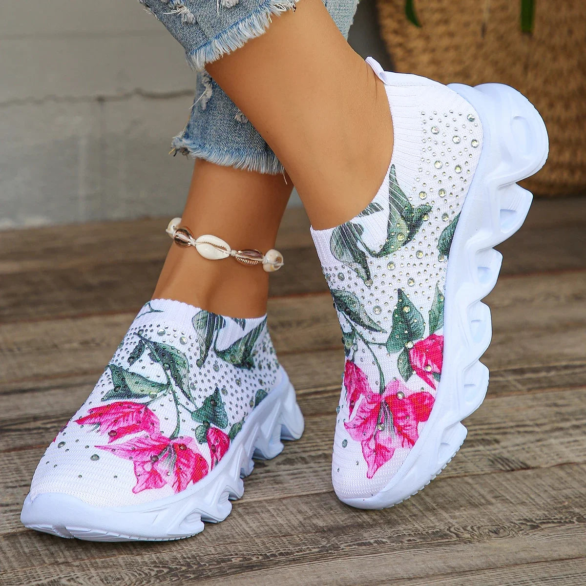 Plateau Mesh Laufsneaker