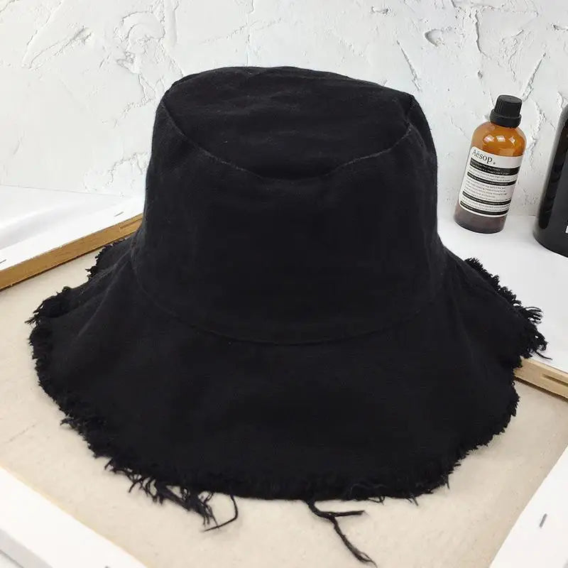Elegant Tassel Brim Fisherman Hat for Casual Everyday Looks