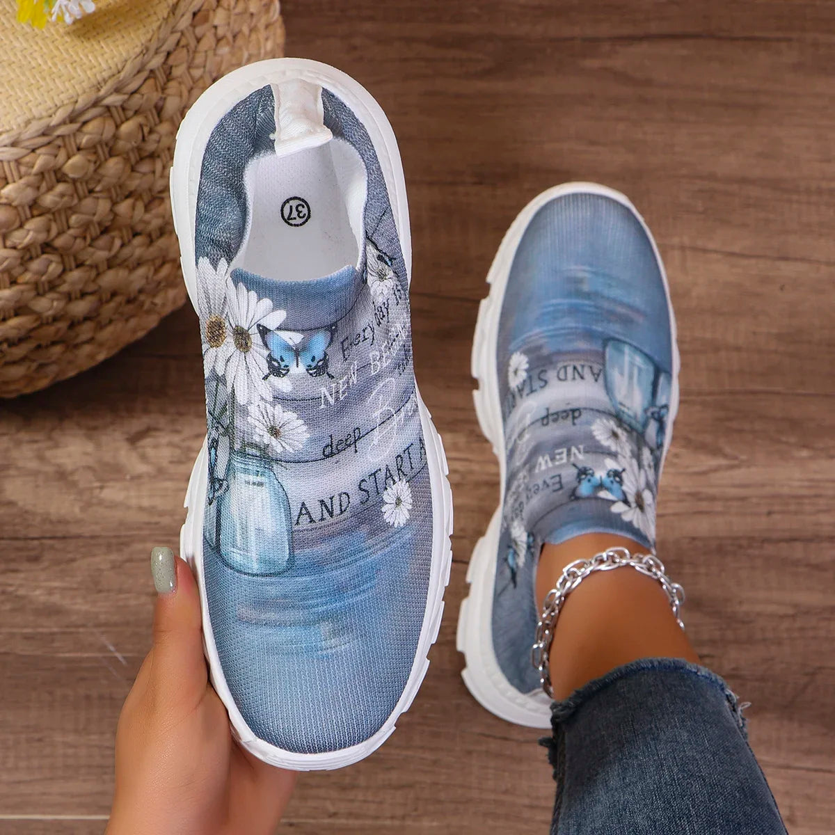 Rutschfeste Atmungsaktive Laufschuhe