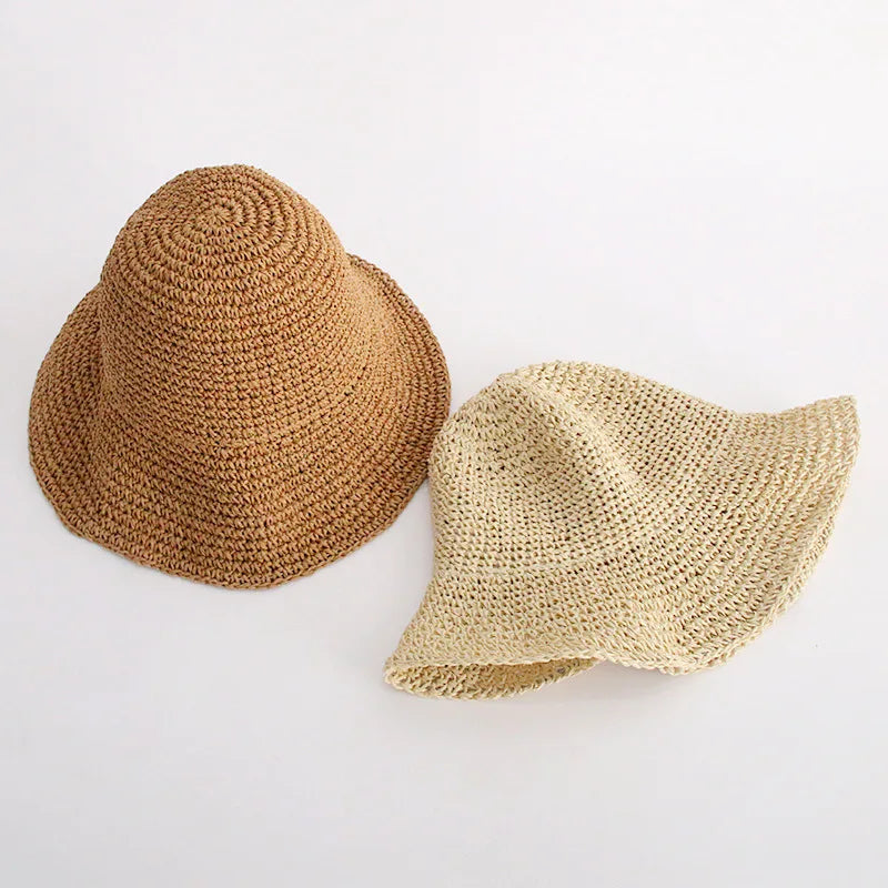 Elegant Classic Straw Sun Hat for Outdoor Travel and Leisure