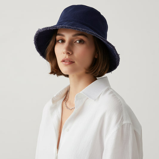 Elegant Tassel Brim Fisherman Hat for Casual Everyday Looks